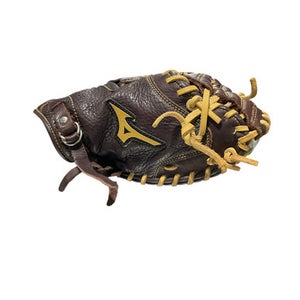 Used Mizuno FRANCHISE CATCHERS MITT BB/SB Catchers RH Throw Brown 33 1/2" 11834-S000042583