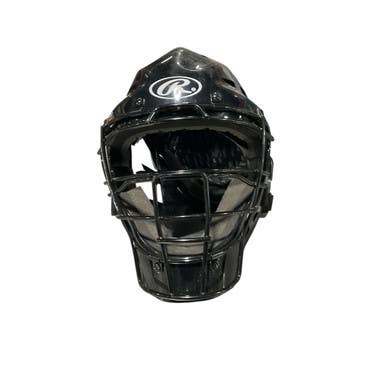 Used Rawlings RAWLINGS HELMET Catchers Helmet w/Mask Black One Size 11834-S000042557