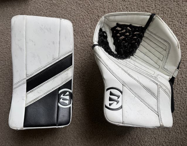 Warrior Ritual G4 Goalie Gloves & Blockers | Intermediate Regular