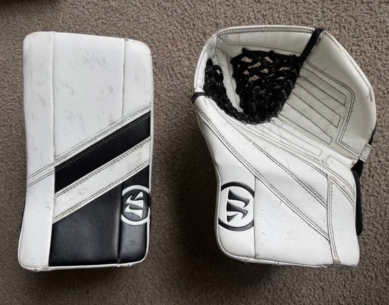 Warrior Ritual G4 Goalie Gloves & Blockers | Intermediate Regular