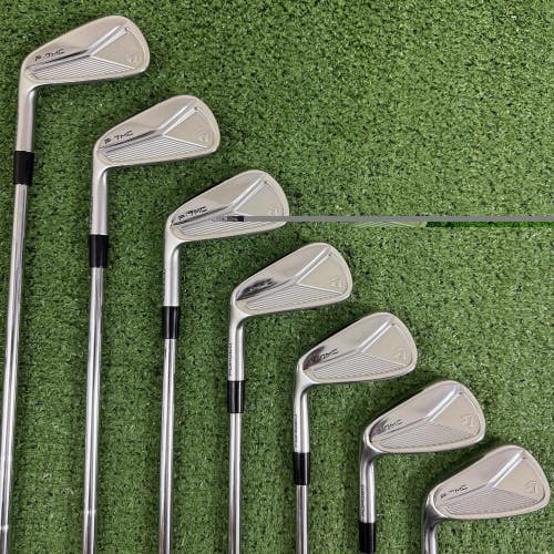 TaylorMade P7MC 2023 Iron Set 4-PW Dynamic Gold X100 Extra Stiff X Left Handed