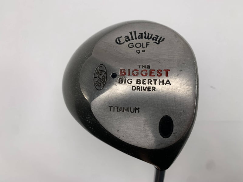 Callaway Biggest Big Bertha Driver 9* Ultra Light Senior Graphite Mens RH