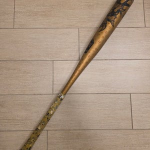 2023 DeMarini Voodoo One Gold BBCOR Certified Bat (-3) 29 oz 32" (Used)