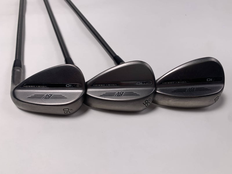 Titleist Vokey SM10 Nickel Wedge Set 50* 12 | 56* 12 | 60* 12 SteelFiber i90 RH