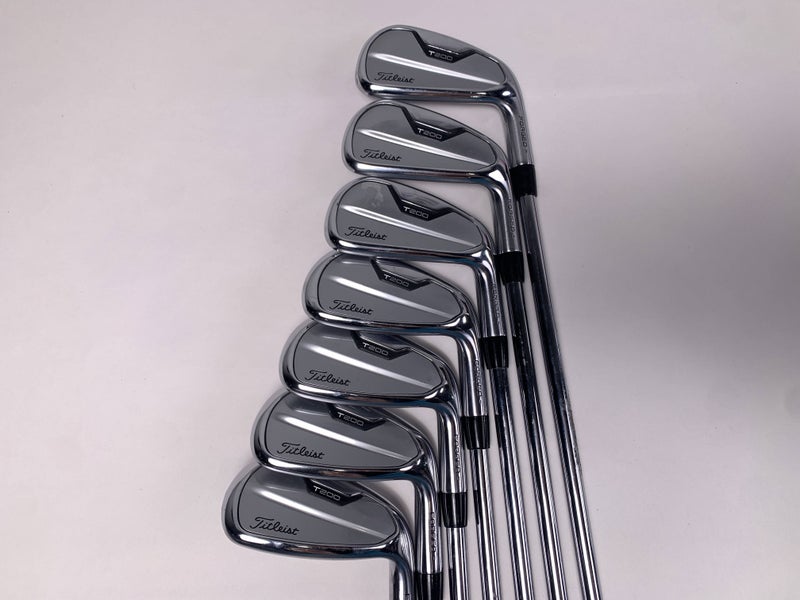 Titleist T200 2021 Iron Set 5-PW+GW True Temper AMT R300 Black Regular RH