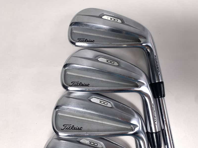 Titleist T100 2021 Iron Set 5-PW True Temper AMT Tour White