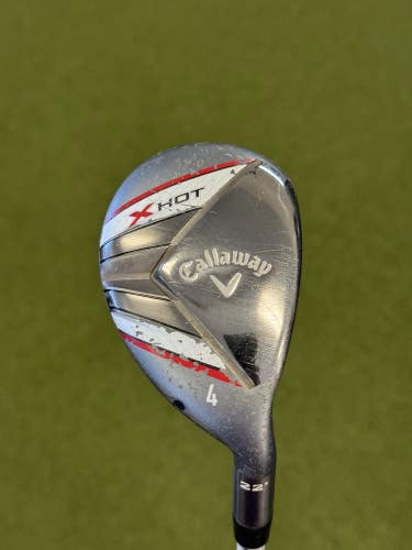 Callaway X Hot 22* 4H Hybrid Regular Flex Project X  PXv Good