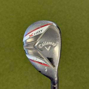 Callaway X Hot 18* 3H Hybrid Stiff Flex Project X  PXv Good