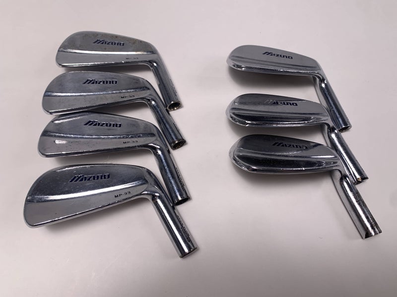 Mizuno MP 33 Iron Set 4-PW HEADS ONLY Mens RH