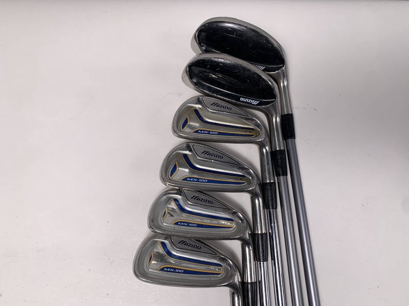 Mizuno MX 100 Hybrid Iron Set 4+5 Hybrid 6-9 DG XP R300 Graphite & Steel Mens RH