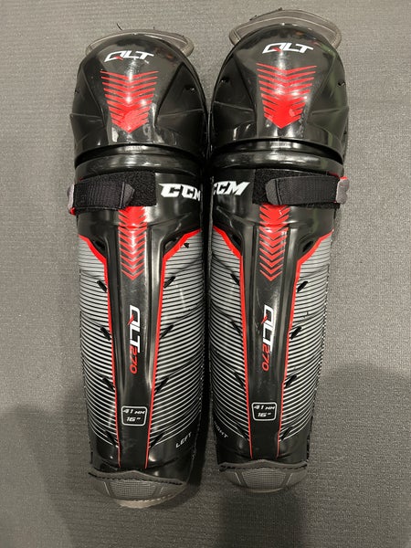 Senior CCM QLT 270 Shin Pads 16" (Used)