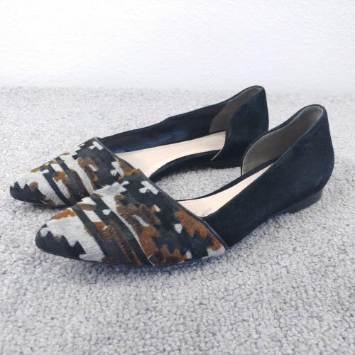 Cole Haan Grand OS Womens Size 6.5 Shoes Pointed Toe Flats Black Brown Slip On