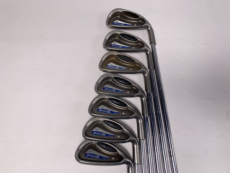 Ping G2 Iron Set 4-PW White Dot 3* Up Cushin Regular Steel Mens RH