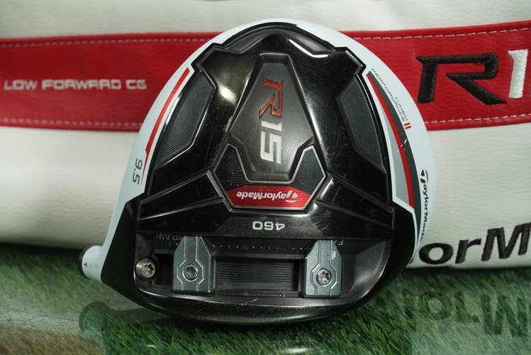 TAYLORMADE R15 9.5 DRIVER 460 RIGHT HANDED RH (HEAD & HEADCOVER ONLY)