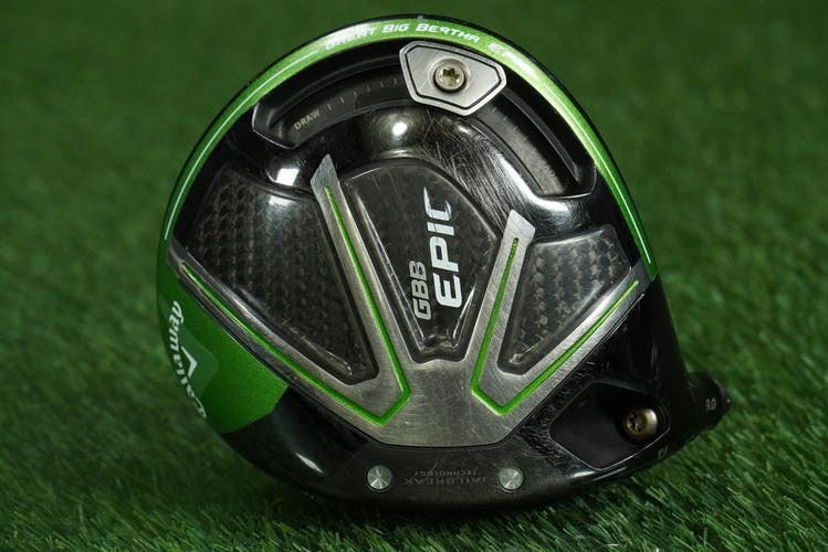 CALLAWAY GBB EPIC 9.0 DRIVER GREAT BIG BERTHA LEFT HANDED LH (HEAD ONLY)