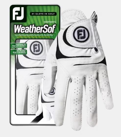 FootJoy WeatherSof Womens Golf Glove 5-Pack For LEFT Handed Golfer Large L NEW!