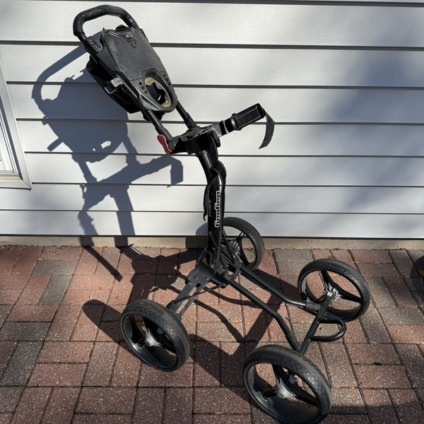 Bag Boy Quad XLR Golf Push Pull Cart 4 Wheels Black