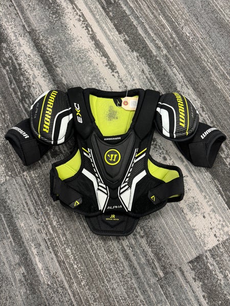 Medium Junior Warrior Alpha DX3 Shoulder Pads (Used)