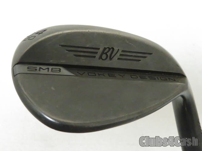 Titleist Vokey SM8 Wedge Jet Black Dynamic Gold MID 115  54° 12 D Grind  -1/2"