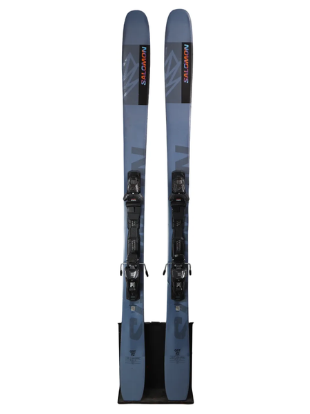Used 2024 Salomon QST 92 Skis (176cm) w/ Salomon M11 Bindings