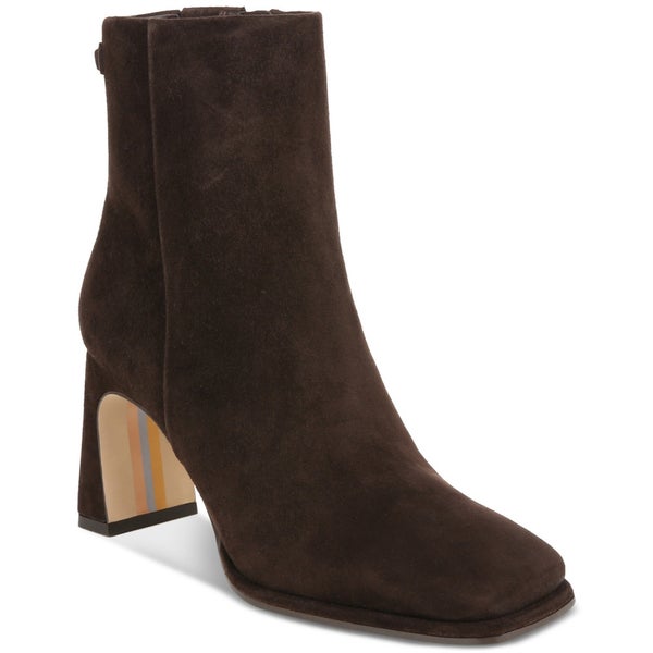 Sam Edelman Irie I8257L2200 Booties Womens US 8.5 Brown Suede Heeled Boot TZP516