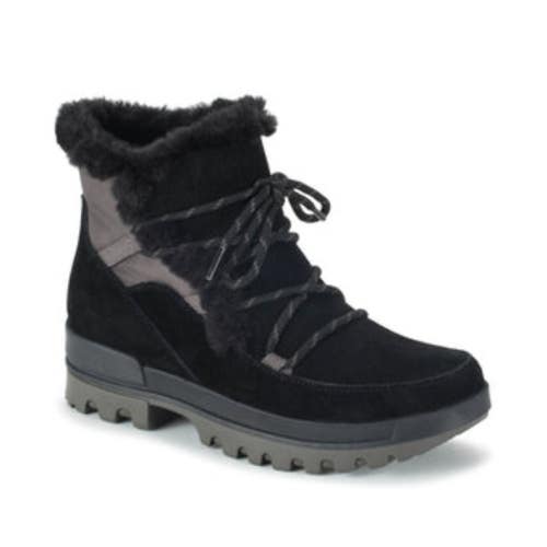 BareTraps Nadya Cold Weather Snow Boots Womens US 7 Black Side Zip Boots TZP518