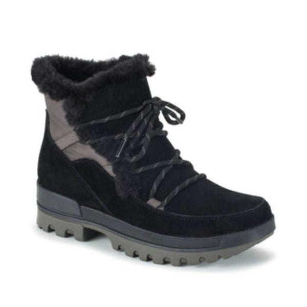 BareTraps Nadya Cold Weather Snow Boots Womens US 7 Black Side Zip Boots TZP518