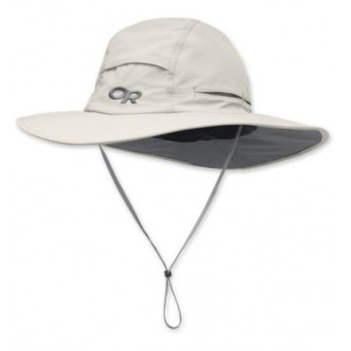 Outdoor Research Sunbriolet Unisex M Beige Stretch Mesh-Lined Sun Hat TLW384