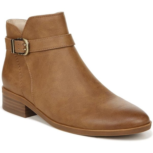 Soul Naturalizer Rosaline Boot Womens 7.5 Wide Brown Leather Ankle Bootie TZP481