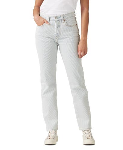 Levi's 501 Original-Fit Jeans Women's 26 X 30 Fractal Li Straight-Leg TLW382