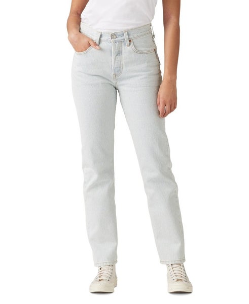 Levi's 501 Original-Fit Jeans Women's 26 X 30 Fractal Li Straight-Leg TLW382