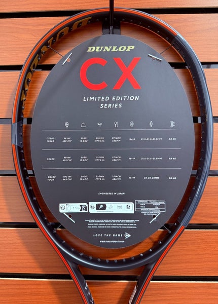 Dunlop CX 400 Tour Limited Edition Tennis Racket NEW, G2 (4 1/4