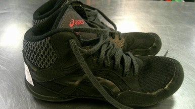 Used Asics Wrestling Shoes Black Junior 02 11868-S000066410