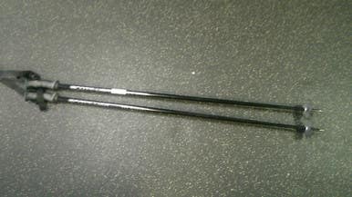 Used Scott ALPINE Mens DH Ski Pole Black 110 cm / 44 in 11868-S000066401