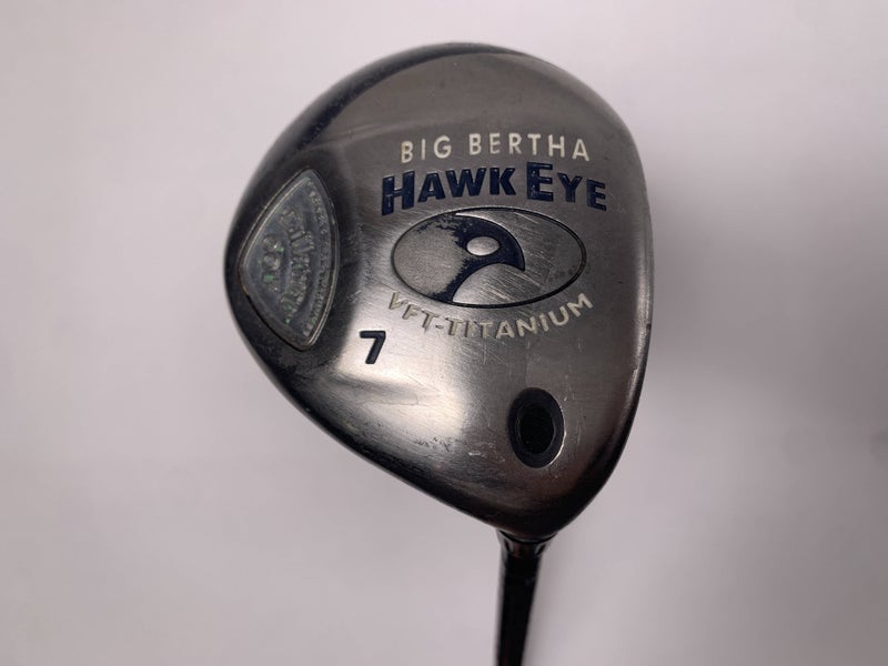 Callaway Hawkeye VFT 7 Fairway Wood 21* System 60 Senior Graphite Mens RH