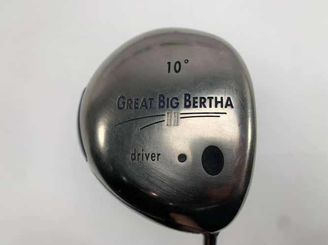 Callaway Great Big Bertha II Driver 10* GBB System 60 Firm Graphite Mens RH