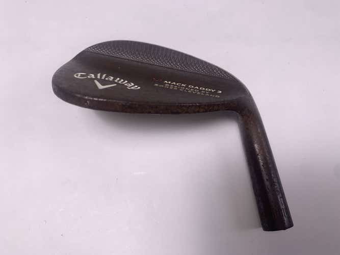 Callaway Mack Daddy 2 Slate Raw Gap Wedge GW 50* 12 Bounce HEAD ONLY Mens RH