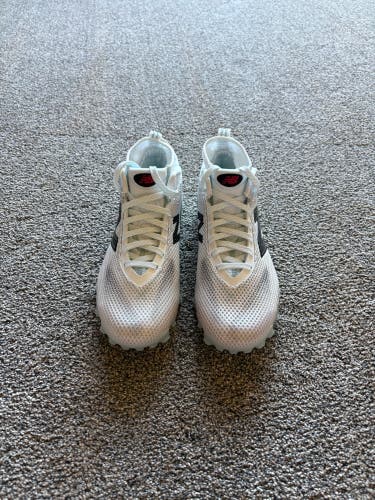 New Balance FreezeLX 5 Mid Cleats - White - Size M 10.5 (W 11.5) - (New)