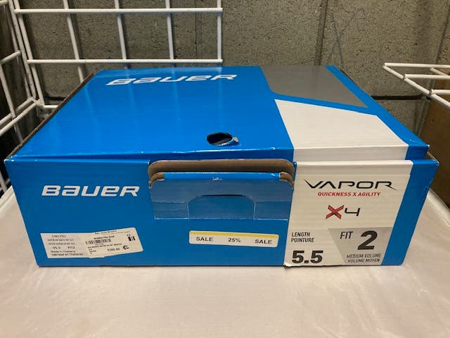 New Intermediate Bauer Vapor X4 Hockey Skates Fit 2