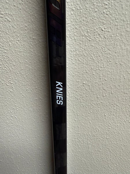 Matthew Knies Senior Warrior Covert QR6 pro Left Hand Hockey Stick P92 80 Flex Pro Stock (New)