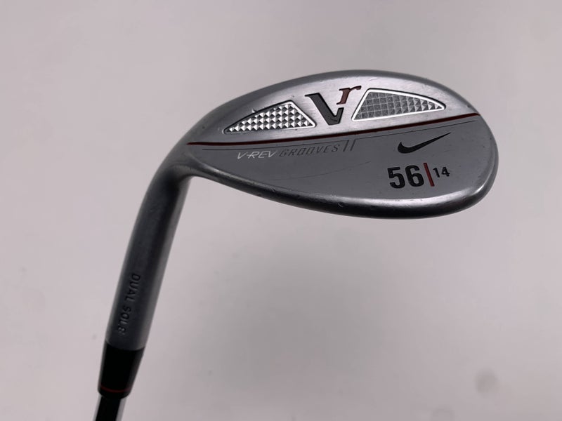 Nike Victory Red V-Rev Satin Chrome Sand Wedge SW 56* 14 LH