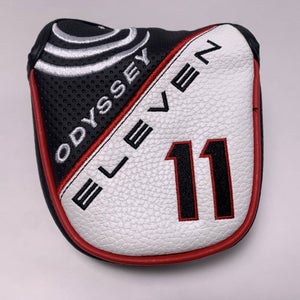 Odyssey Eleven 11 XXL Black White Mallet Putter Headcover NEW