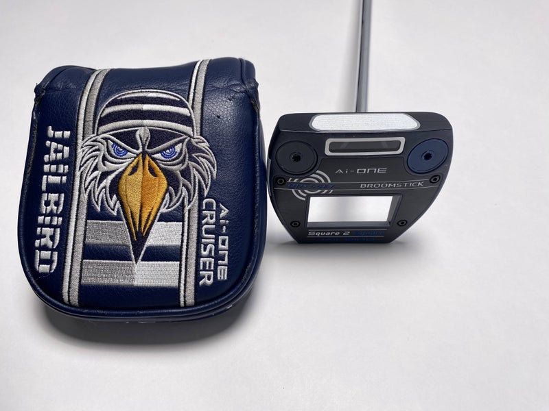 Odyssey Ai-One Square 2 Square Cruiser Jailbird Broomstick  46.5" Mens RH HC