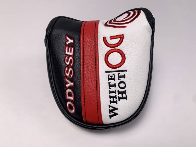 Odyssey White Hot OG Black White Red Mallet Putter Headcover NEW