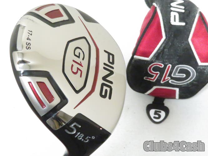 PING G15 Fairway 18.5  5 Wood TFC 149 F Soft-R  SENIOR +Cover ... Rare MINT