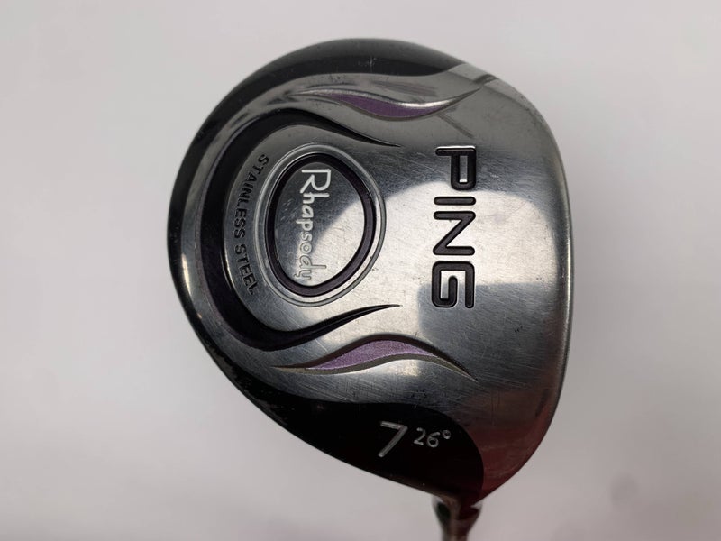 Ping Rhapsody 7 Fairway Wood 26* Black Dot ULT 129 Ultra Light Ladies RH