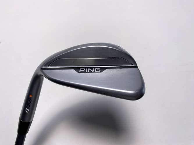 Ping s159 Chrome Lob Wedge LW 58* 8 Bounce E-Grind Orange Dot 2* Flat Mens LH