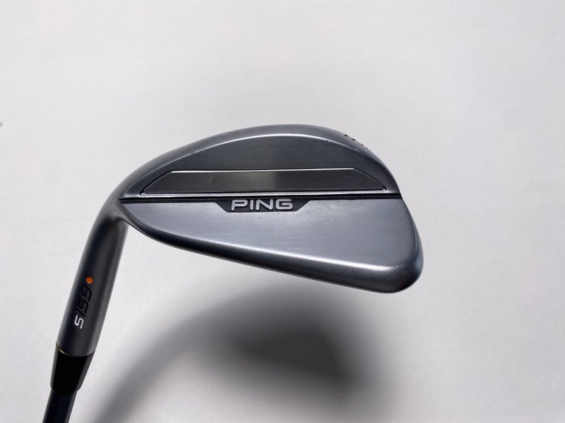 Ping s159 Chrome Lob Wedge LW 58* 8 Bounce E-Grind Orange Dot 2* Flat Mens LH