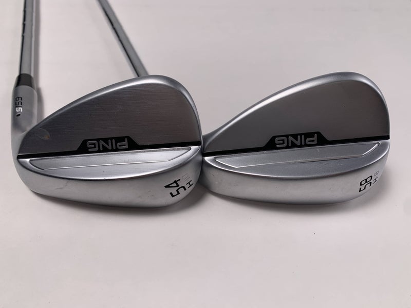 Ping s159 Chrome Wedge Set 54* 10 | 58* 8 Black Dot ZZ 115g Wedge Mens RH