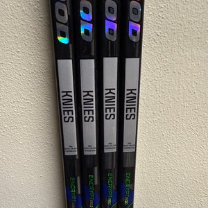Matthew Knies Senior Sher-Wood Code Encrypt Pro 4-PACK Left Hand Hockey Stick P92 80 Flex Pro Stock